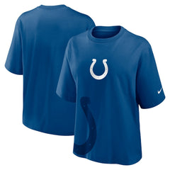 Indianapolis Colts Women's Boxy T-Shirt - Royal - Nike