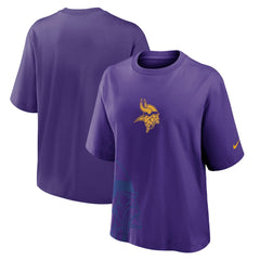 Minnesota Vikings Women's Boxy T-Shirt - Purple - Nike