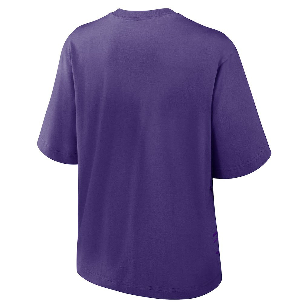 Minnesota Vikings Women's Boxy T-Shirt - Purple - Nike