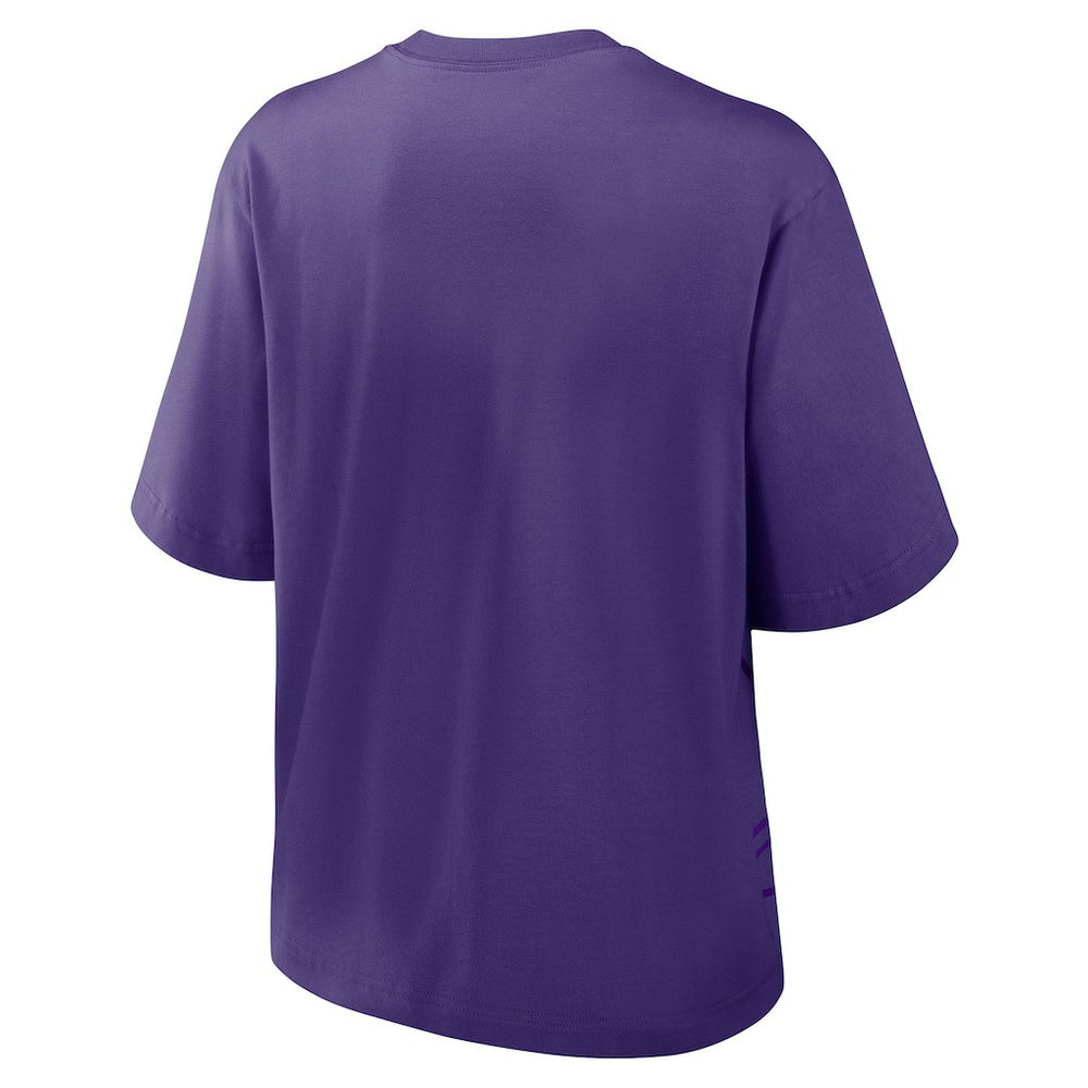 Minnesota Vikings Women's Boxy T-Shirt - Purple - Nike