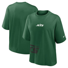 New York Jets Women's Boxy T-Shirt - Green - Nike