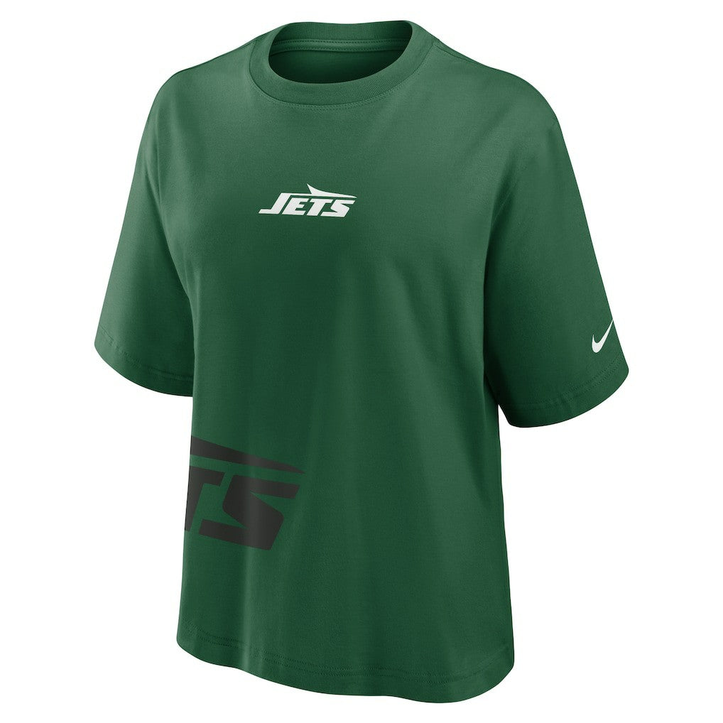 New York Jets Women's Boxy T-Shirt - Green - Nike