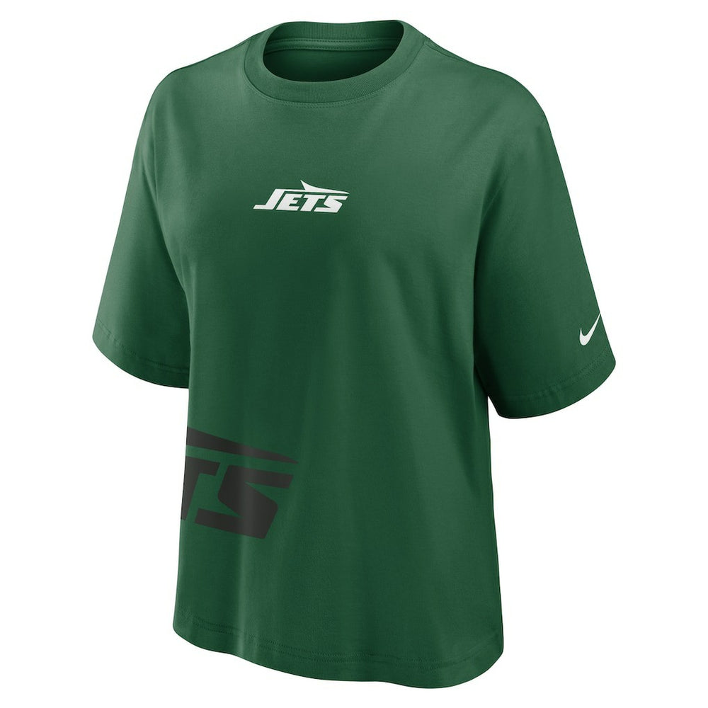 New York Jets Women's Boxy T-Shirt - Green - Nike