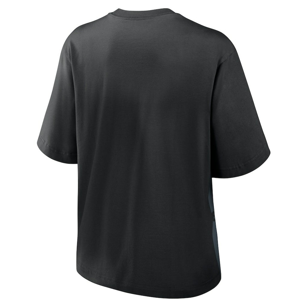 Pittsburgh Steelers Women's Boxy T-Shirt - Black - Nike