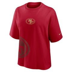 San Francisco 49ers Women's Boxy T-Shirt - Scarlet - Nike
