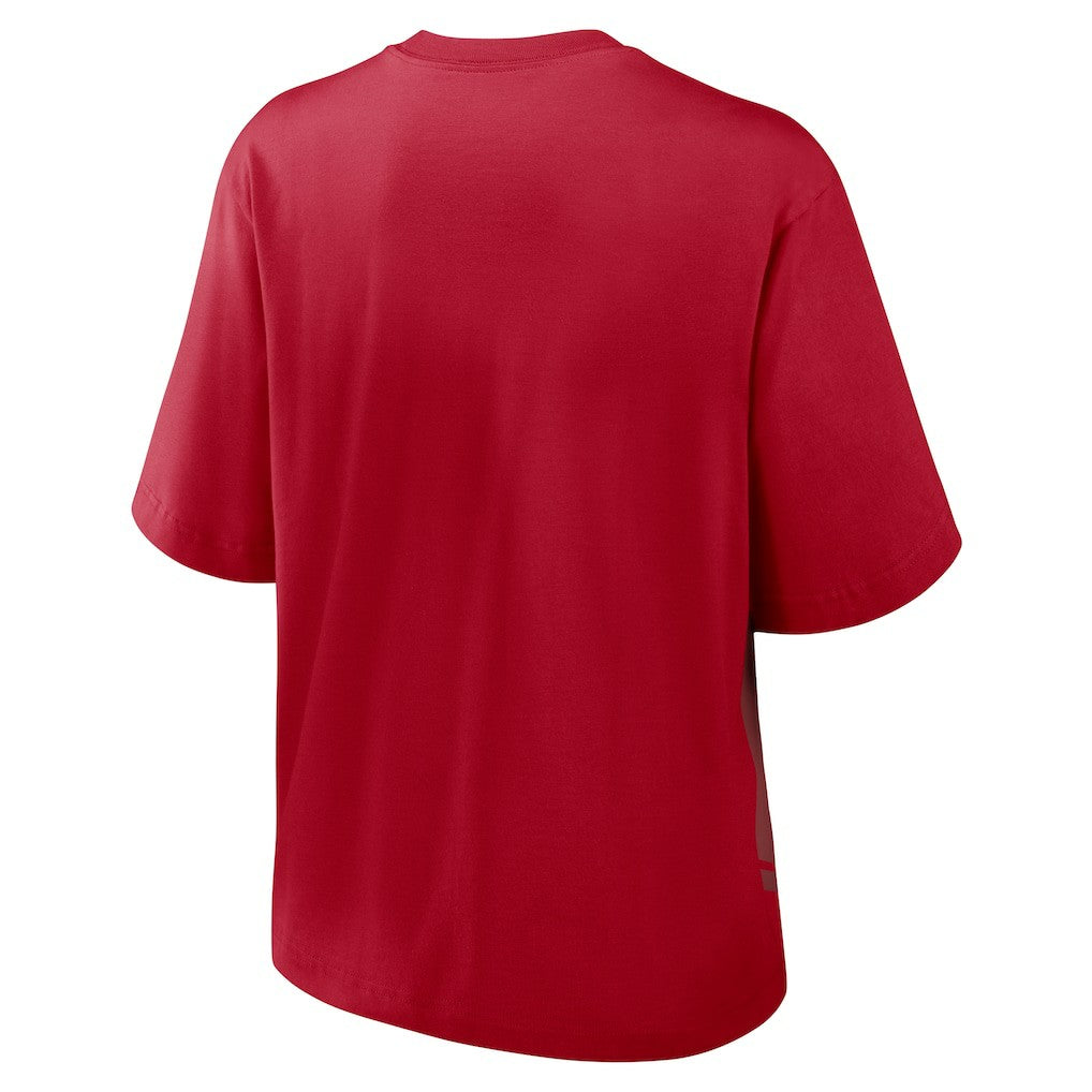 San Francisco 49ers Women's Boxy T-Shirt - Scarlet - Nike