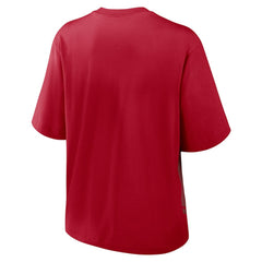 San Francisco 49ers Women's Boxy T-Shirt - Scarlet - Nike