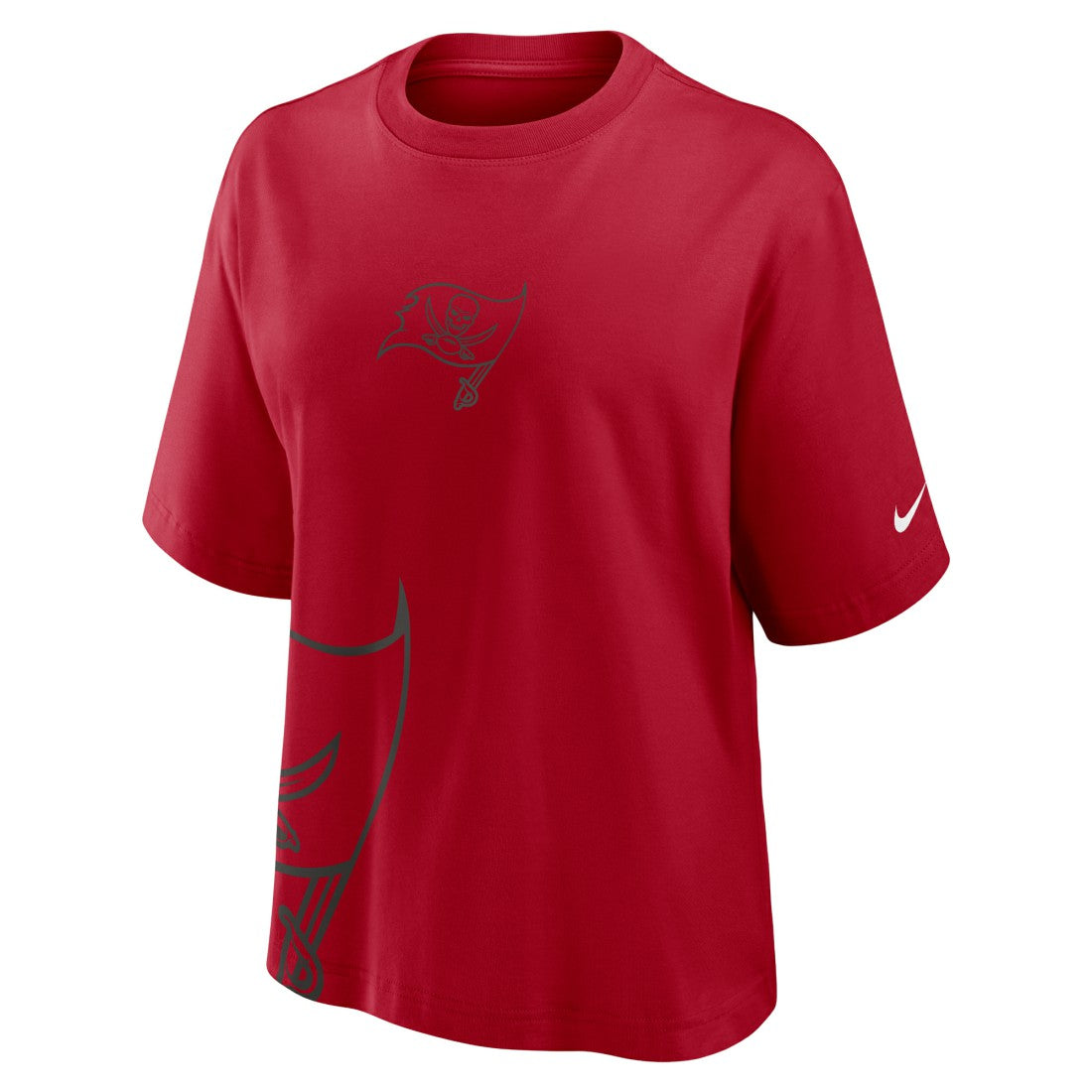 Tampa Bay Buccaneers Women's Boxy T-Shirt - Red - Nike