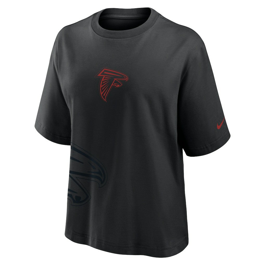 Atlanta Falcons Women's Boxy T-Shirt - Black - Nike