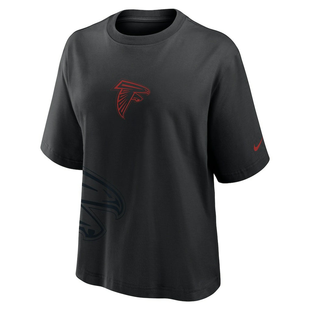 Atlanta Falcons Women's Boxy T-Shirt - Black - Nike