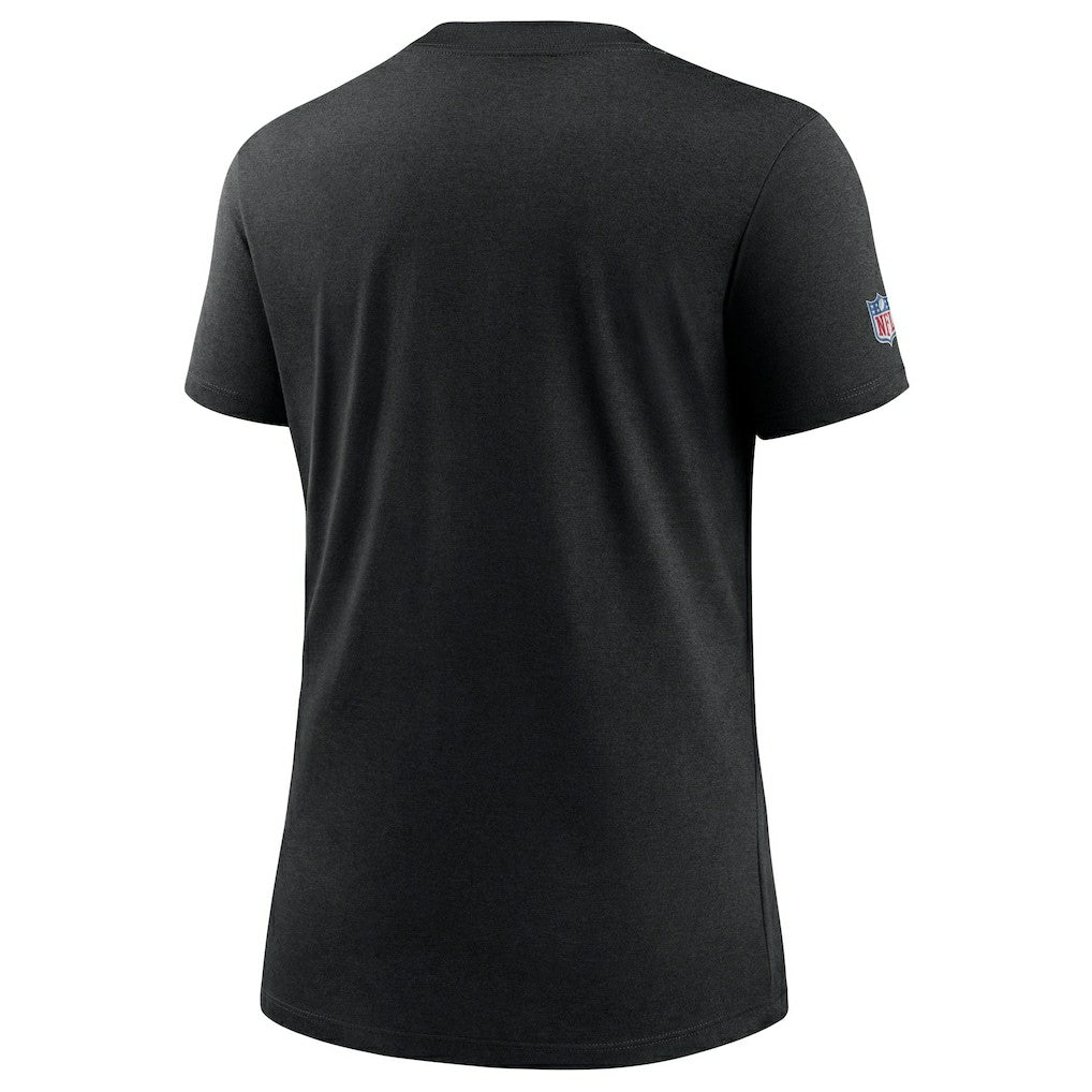 New York Jets Women's 2024 NFL Crucial Catch Tri-Blend T-Shirt - Black - Nike