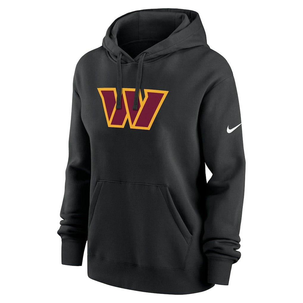Washington Commanders Women's Club Fleece Hoodie - Black - Nike