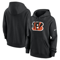Cincinnati Bengals Women's Club Fleece Hoodie - Black - Nike