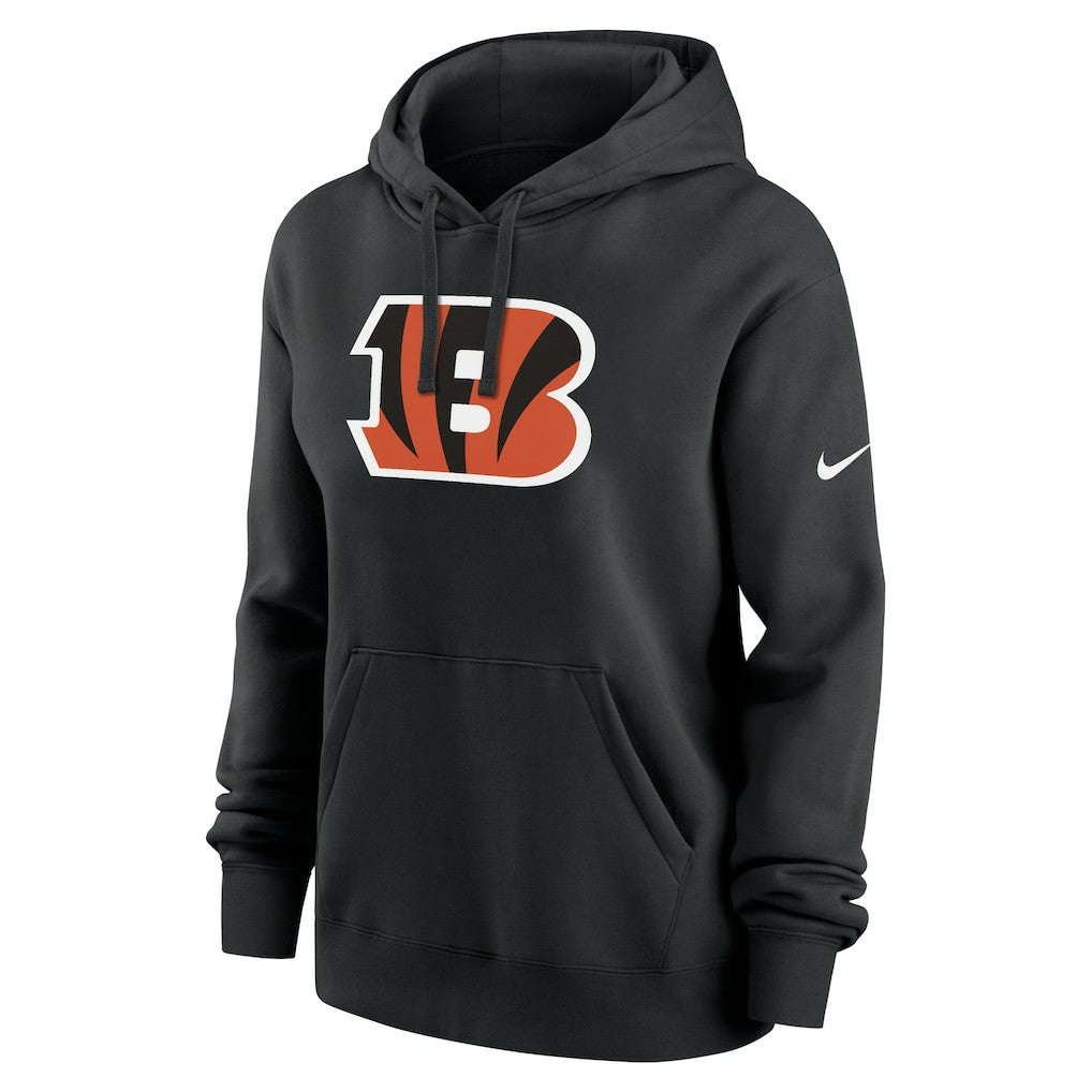 Cincinnati Bengals Women's Club Fleece Hoodie - Black - Nike