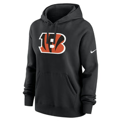 Cincinnati Bengals Women's Club Fleece Hoodie - Black - Nike