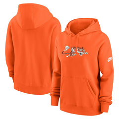 Cincinnati Bengals Women's Club Fleece Hoodie - Orange - Nike