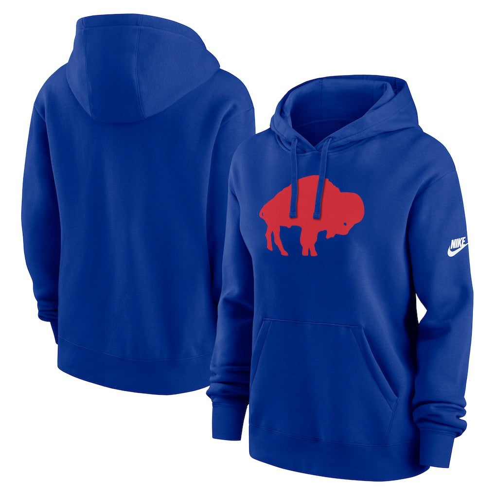 Buffalo Bills Women's Club Fleece Hoodie - Royal - Nike