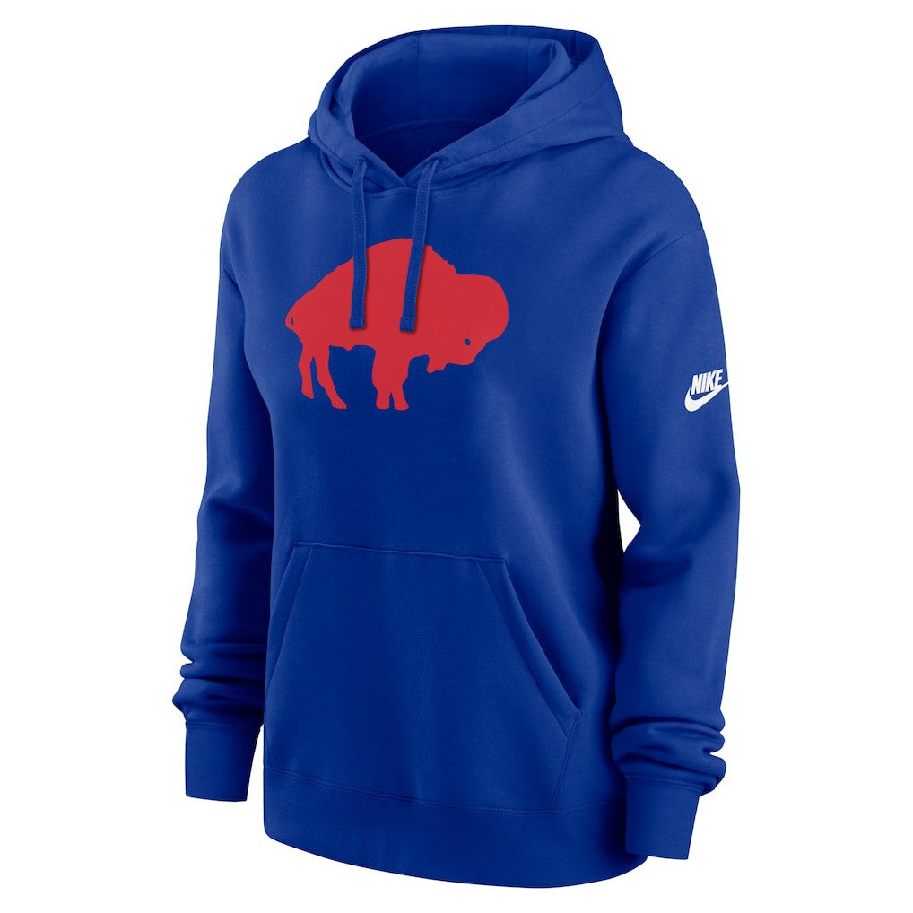 Buffalo Bills Women's Club Fleece Hoodie - Royal - Nike