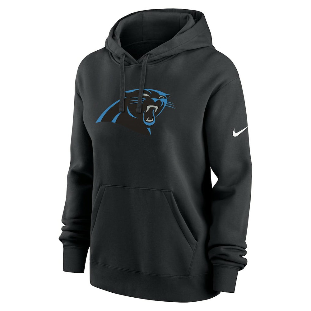 Carolina Panthers Women's Club Fleece Hoodie - Black - Nike