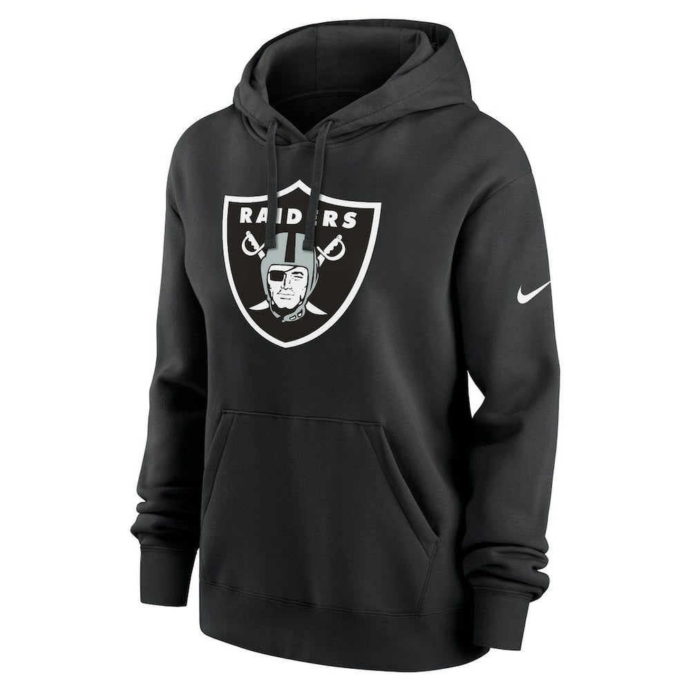 Las Vegas Raiders Women's Club Fleece Hoodie - Black - Nike