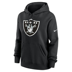 Las Vegas Raiders Women's Club Fleece Hoodie - Black - Nike