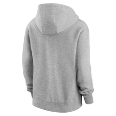 Miami Dolphins Women's Club Fleece Hoodie - Heather Gray - Nike