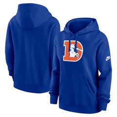 Denver Broncos Women's Club Fleece Hoodie - Royal - Nike