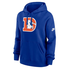 Denver Broncos Women's Club Fleece Hoodie - Royal - Nike
