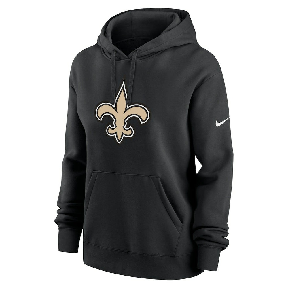New Orleans Saints Women's Club Fleece Hoodie - Black - Nike