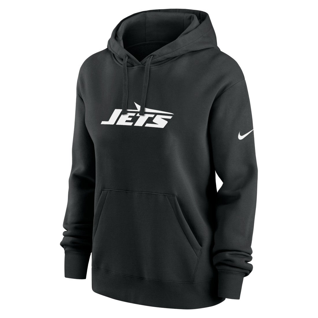 New York Jets Women's Club Fleece Hoodie - Black - Nike