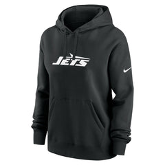 New York Jets Women's Club Fleece Hoodie - Black - Nike
