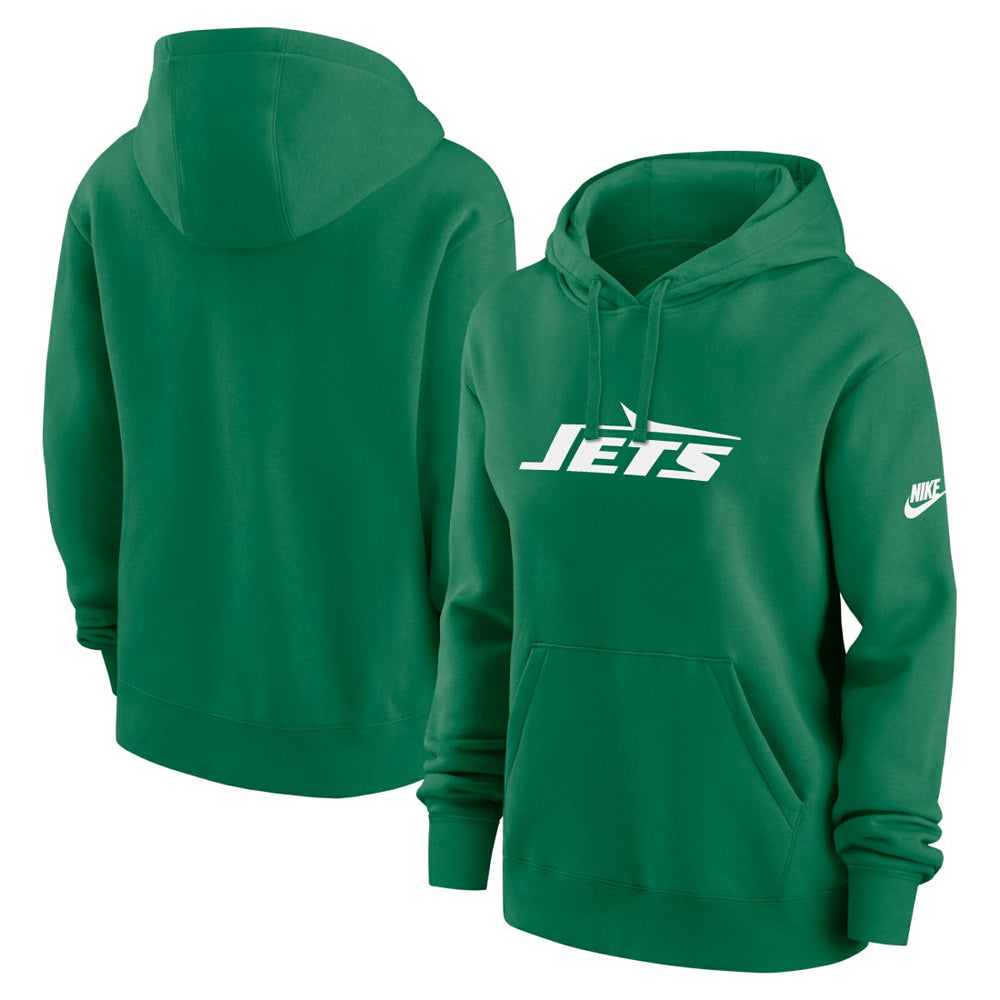 New York Jets Women's Club Fleece Hoodie - Green - Nike