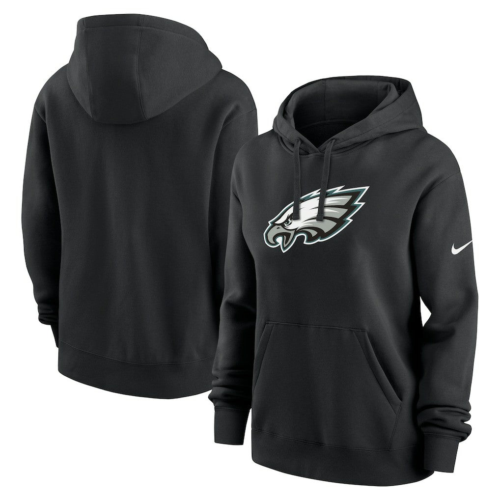 Philadelphia Eagles Women's Club Fleece Hoodie - Black - Nike