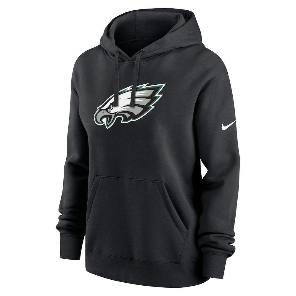 Philadelphia Eagles Women's Club Fleece Hoodie - Black - Nike