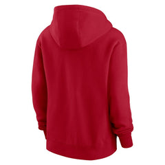 San Francisco 49ers Women's Club Fleece Hoodie - Scarlet - Nike