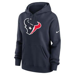 Houston Texans Women's Club Fleece Hoodie - Navy - Nike