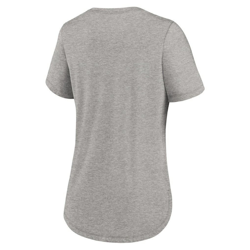 New York Jets Women's Team Shout-Out Tri-Blend T-Shirt - Heather Gray - Nike