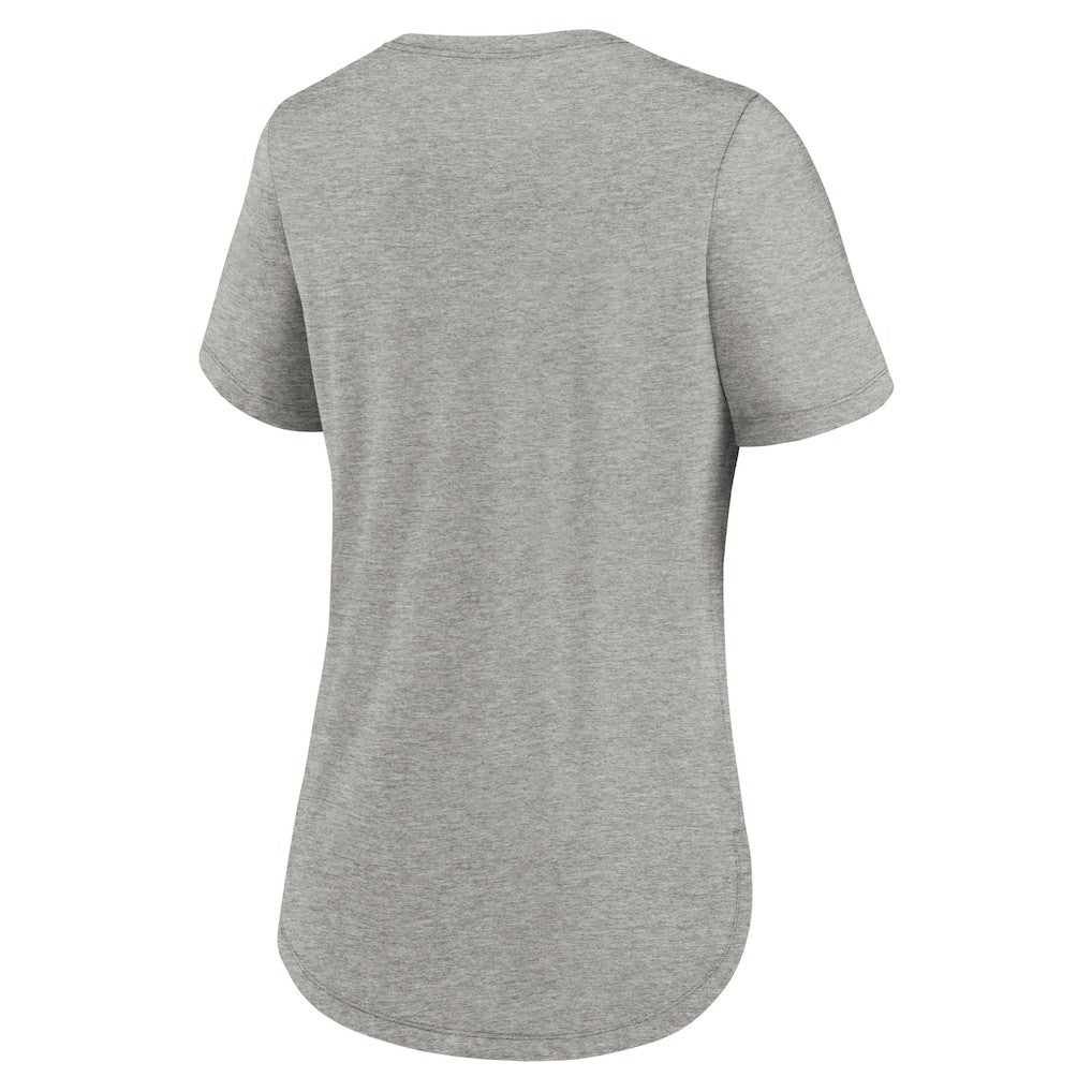 Kansas City Chiefs Women's Team Shout-Out Tri-Blend T-Shirt - Heather Gray - Nike