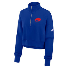 Buffalo Bills Women's Rewind Phoenix Half-Zip Sweatshirt - Royal - Nike