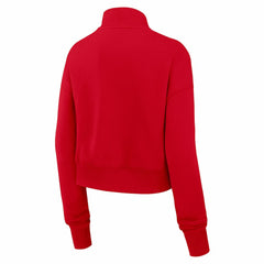 San Francisco 49ers Women's Rewind Phoenix Half-Zip Sweatshirt - Scarlet - Nike