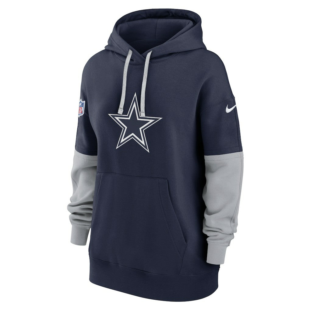 Dallas Cowboys Women's Sideline Essential Hoodie - Navy - Nike