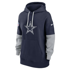 Dallas Cowboys Women's Sideline Essential Hoodie - Navy - Nike