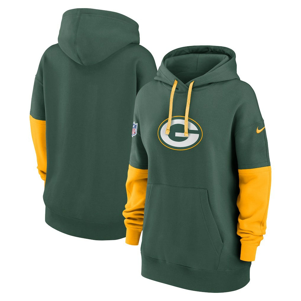 Green Bay Packers Women's Sideline Essential Hoodie - Green - Nike