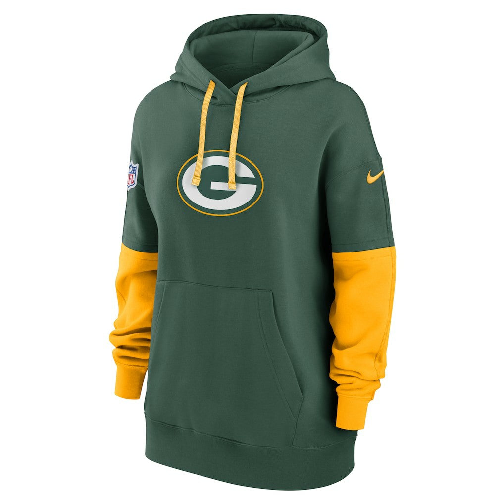 Green Bay Packers Women's Sideline Essential Hoodie - Green - Nike