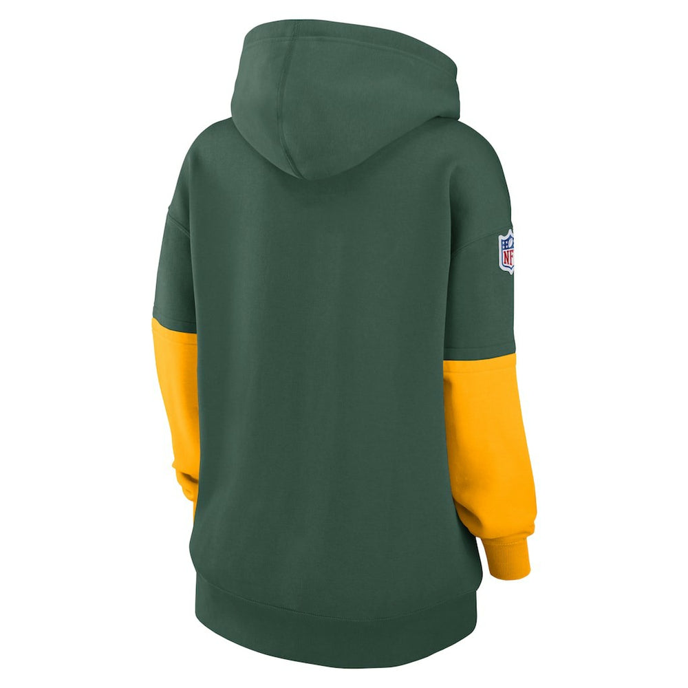 Green Bay Packers Women's Sideline Essential Hoodie - Green - Nike