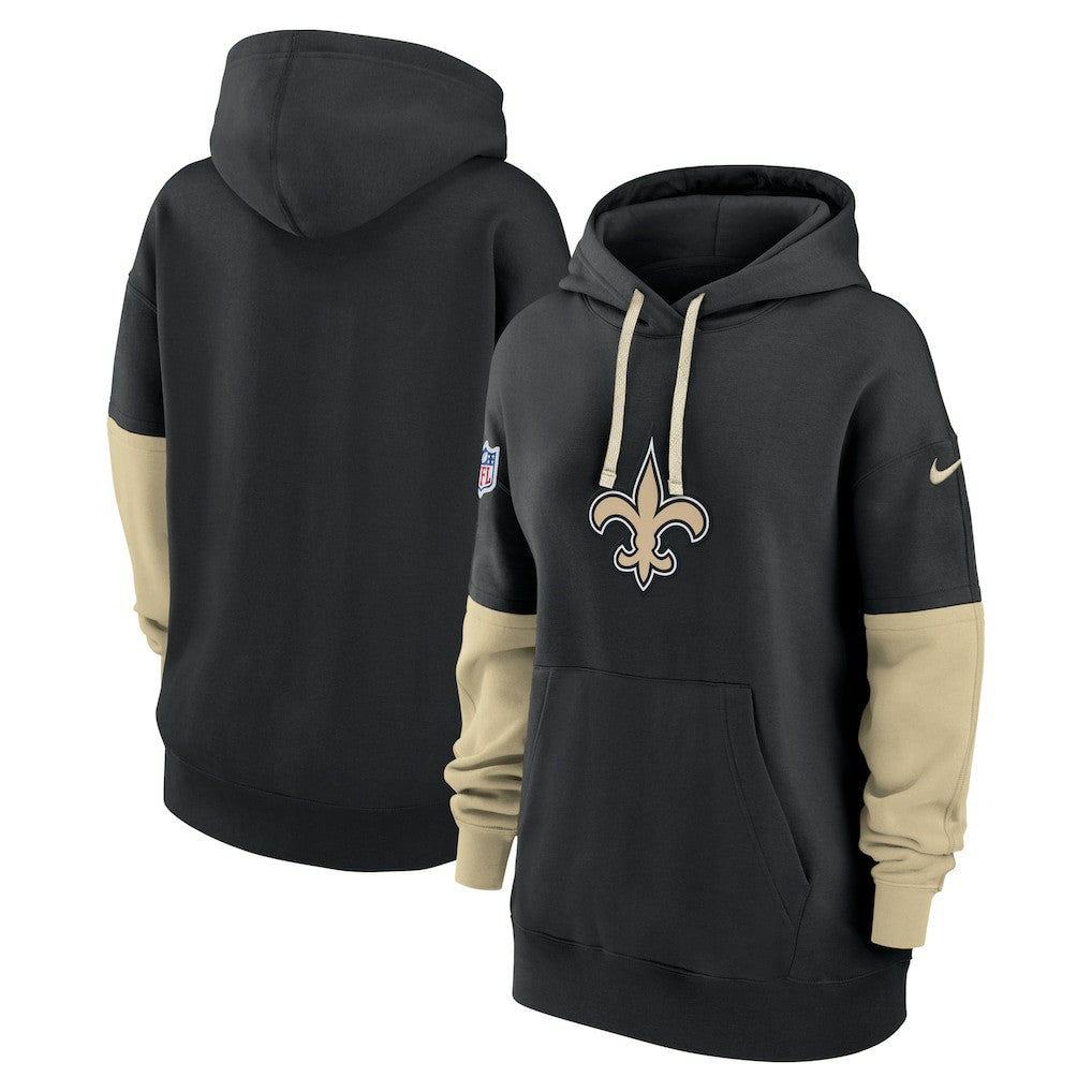 New Orleans Saints Women's Sideline Essential Hoodie - Black - Nike
