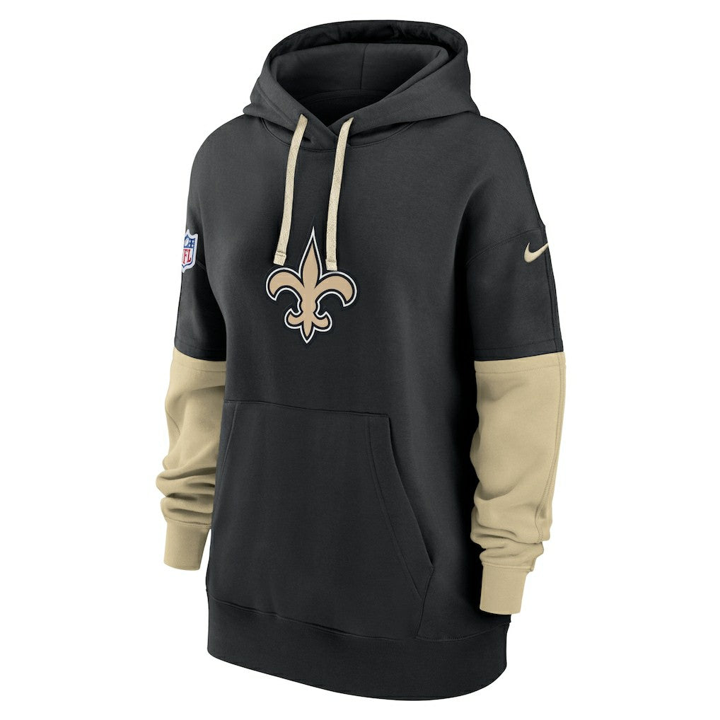 New Orleans Saints Women's Sideline Essential Hoodie - Black - Nike