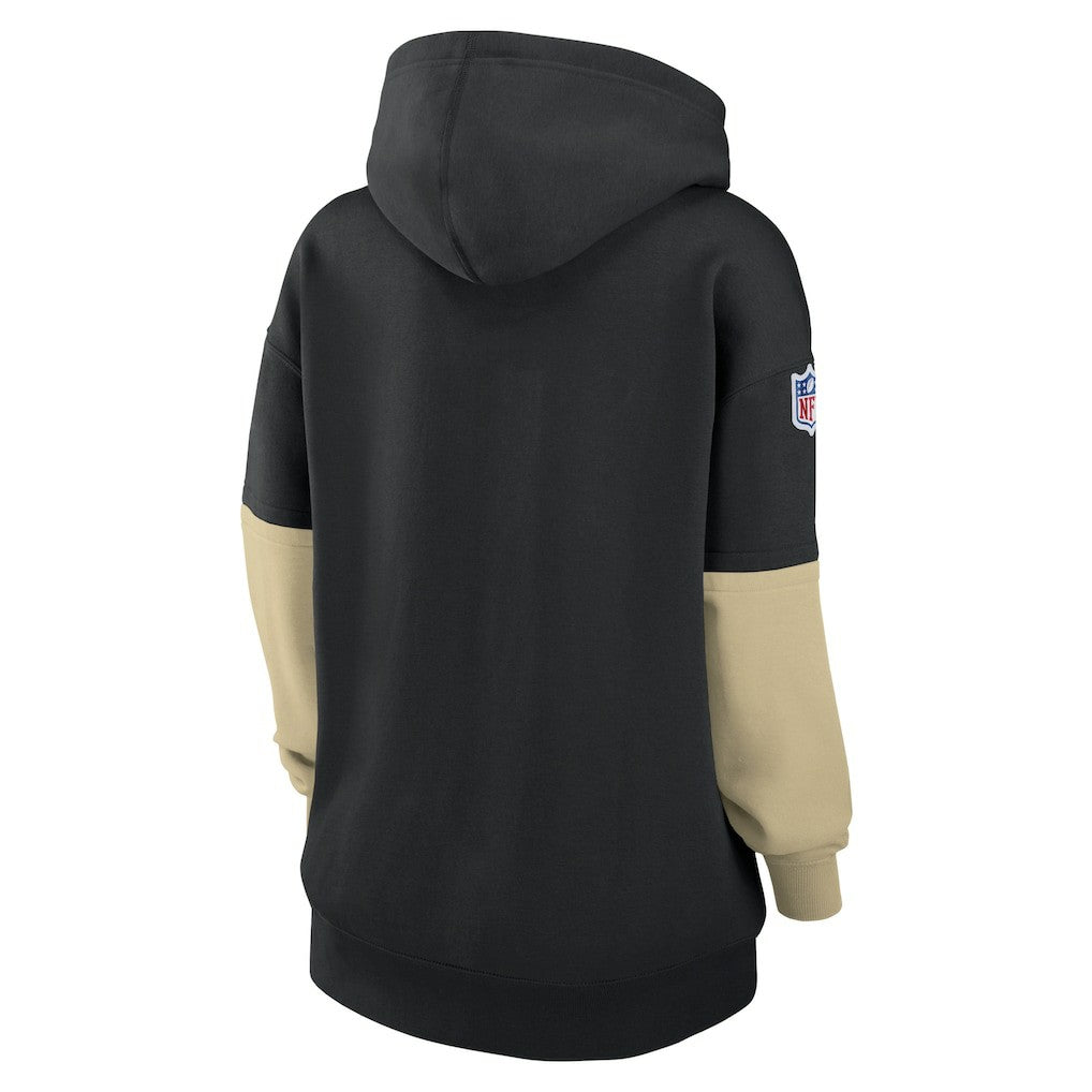 New Orleans Saints Women's Sideline Essential Hoodie - Black - Nike