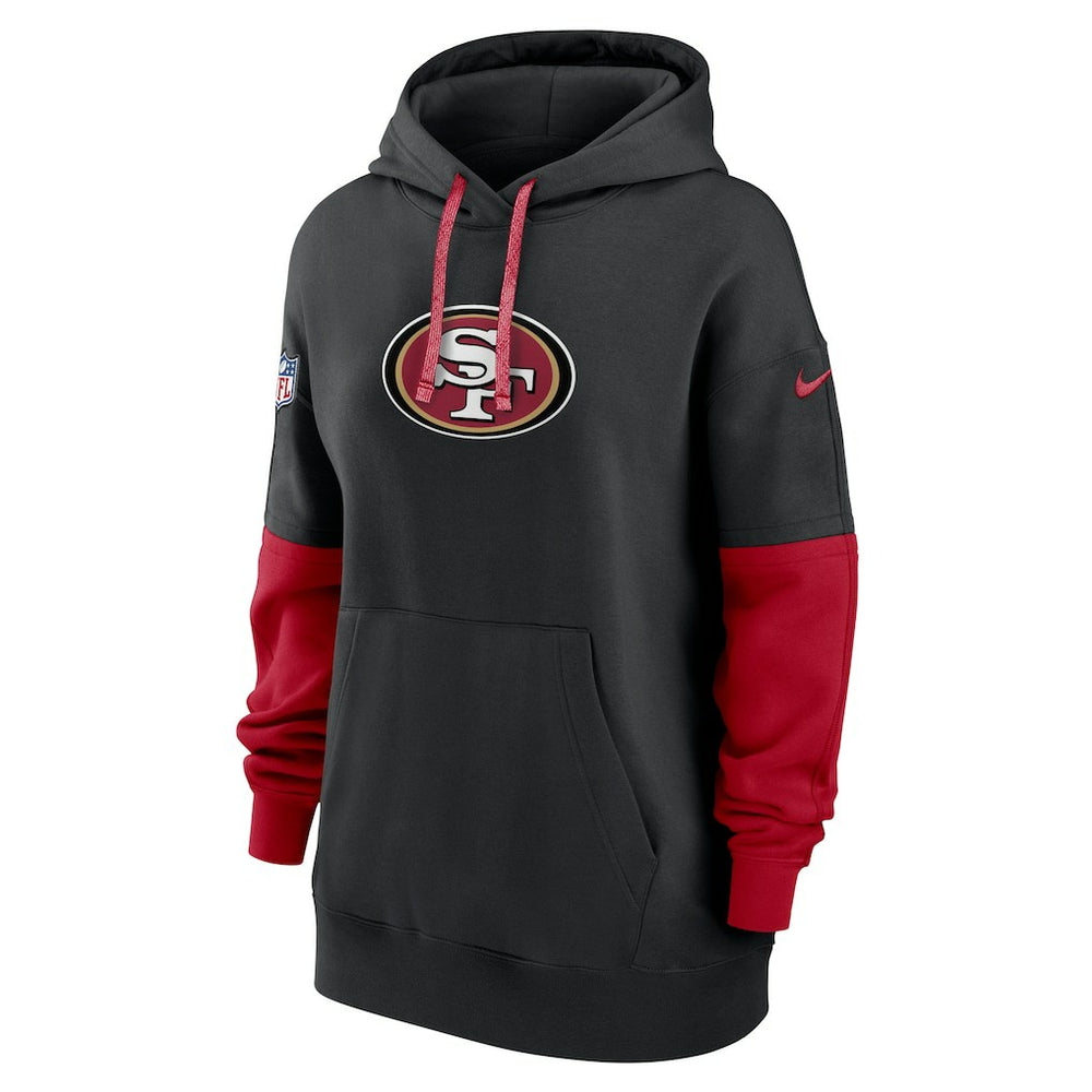 San Francisco 49ers Women's Sideline Essential Hoodie - Black - Nike