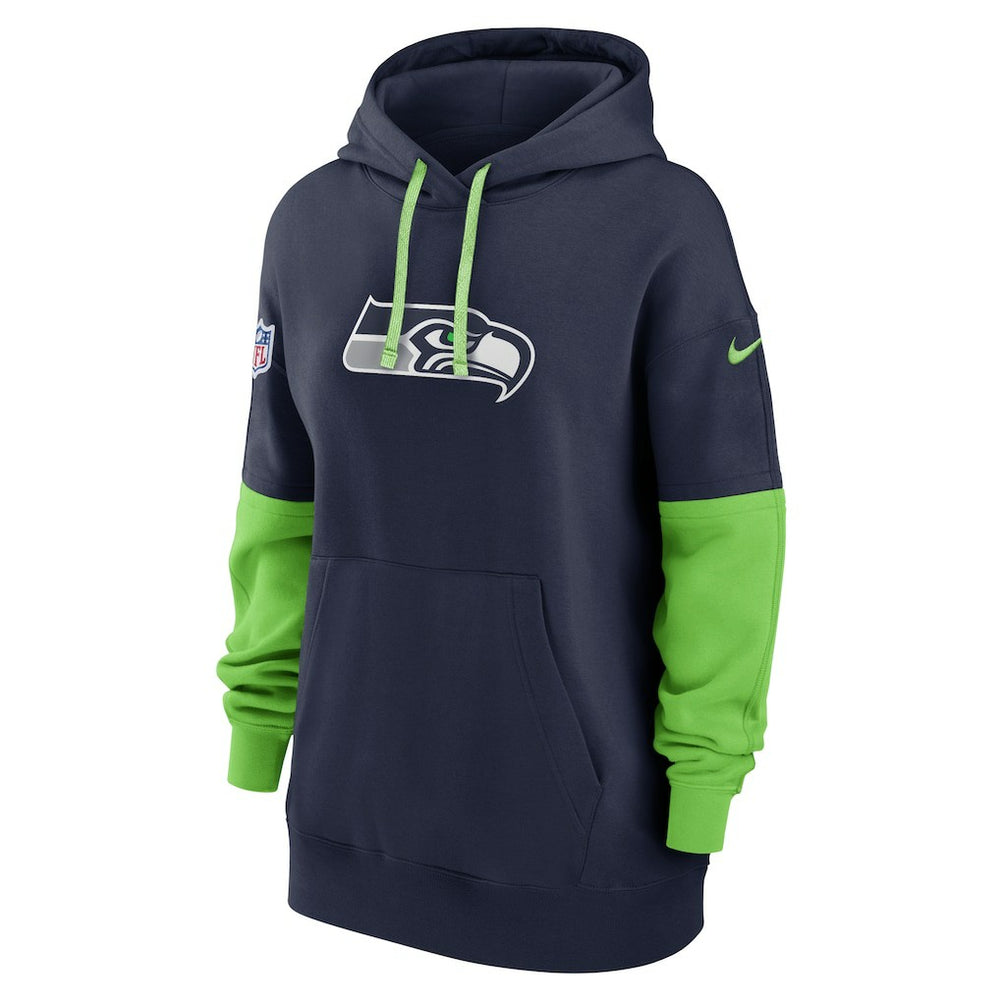 Seattle Seahawks Women's Sideline Essential Hoodie - College Navy - Nike